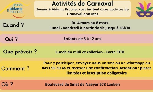 Activités de carnaval