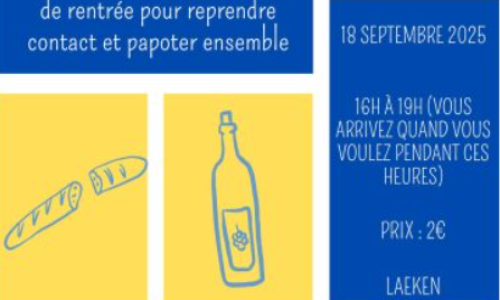 Apéro Entr’Aidants : se retrouver et partager autour de la rentrée