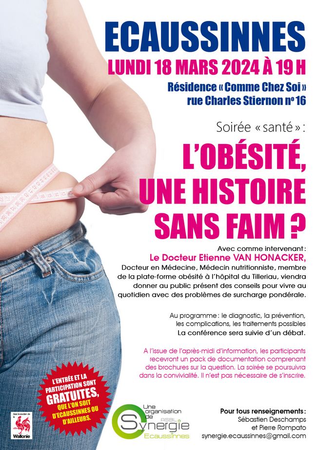 Soirée santé ' l'obésité une histoire sans faim?"