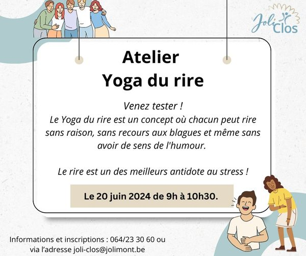 Atelier yoga du rire