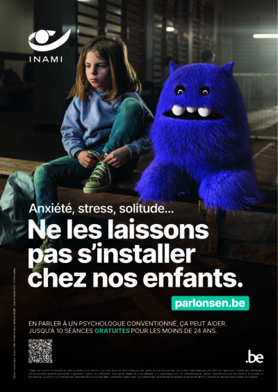 Campagne de sensibilisation sur l'offre de soins psychologiques conventionnés Anxiété, stress, solitude … ne les laissons pas s'installer