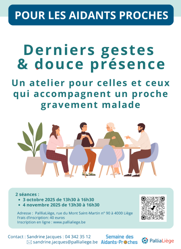 Derniers gestes et douce présence : ATELIER FORMATIF pour les aidants-proches