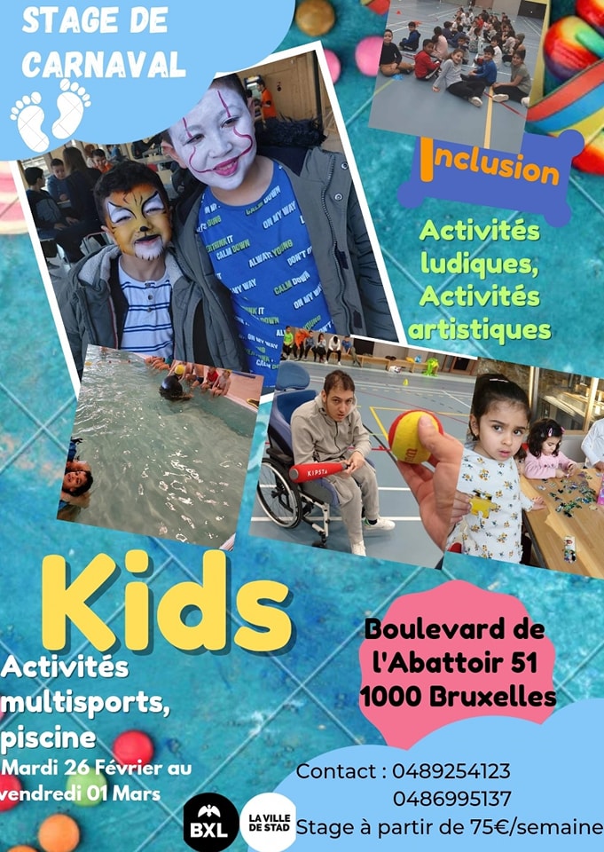 Stages inclusifs activités ludiques et artistiques