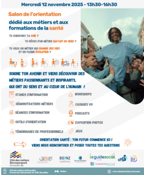 Salon de l'orientation dédié aux métiers et formations de la santé