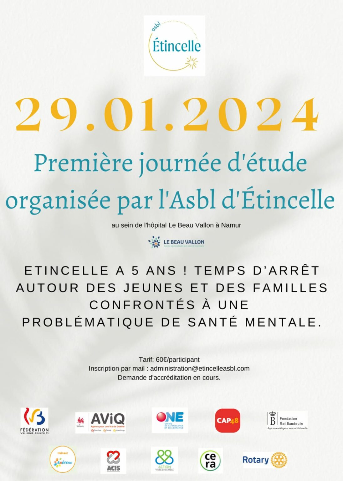 Journée d'étude "temps d'arret autour des jeunes et des familles confronté à une problématique de santé mentale