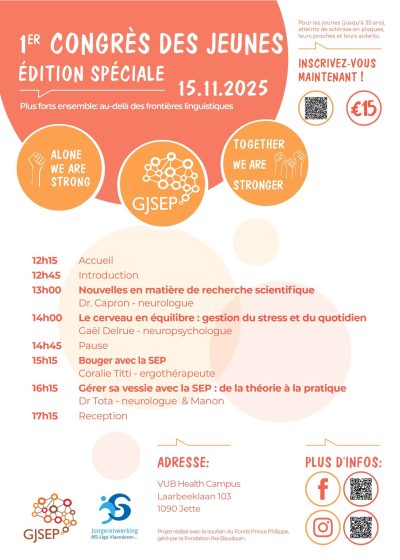 1er congrès pour les jeunes – Sclérose en plaques