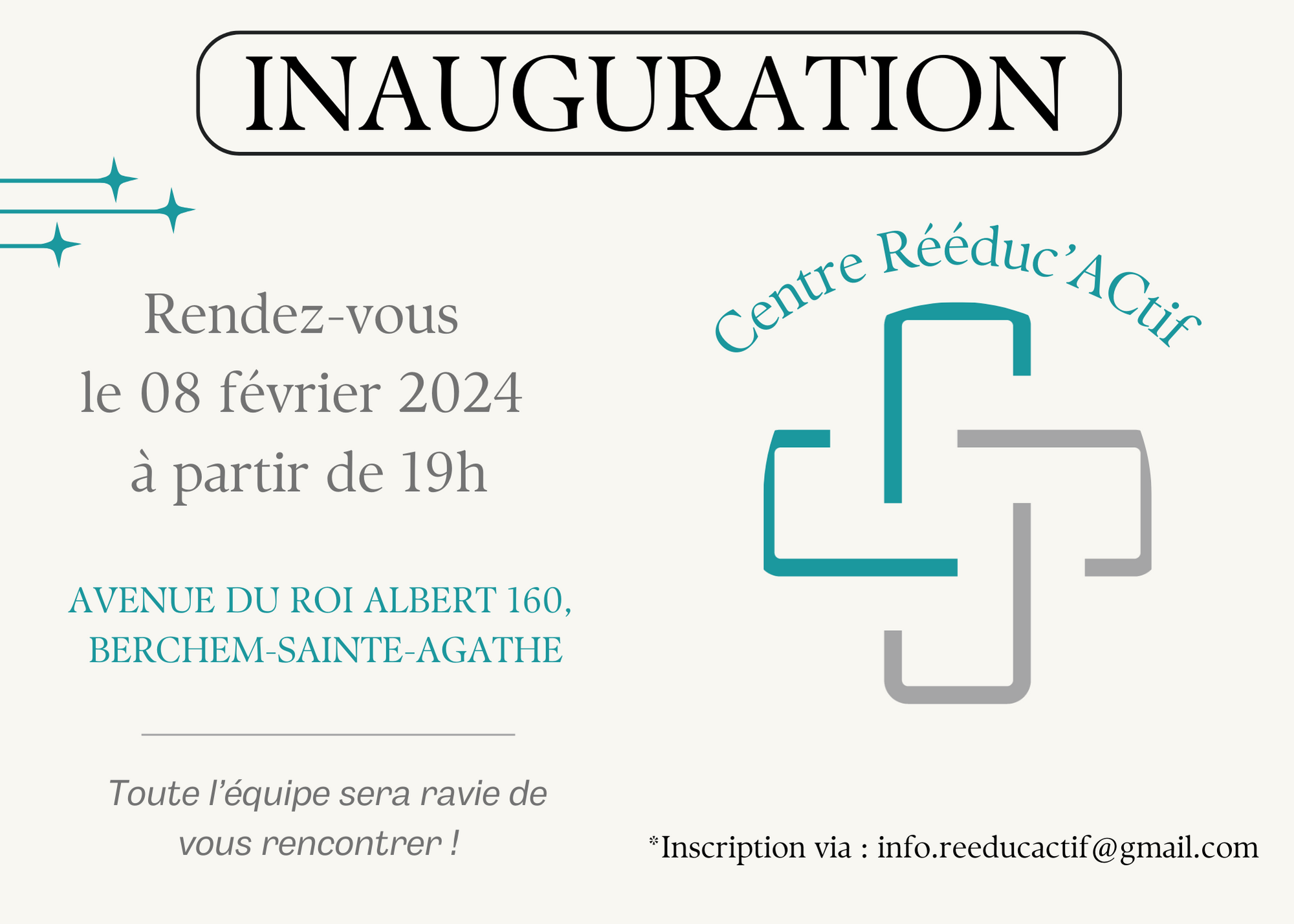 Inauguration Centre Rééduc'Actif