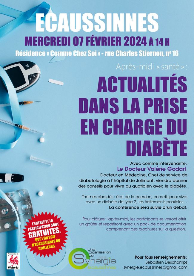 Après midi santé : Actualités dans la prise en charge du diabète