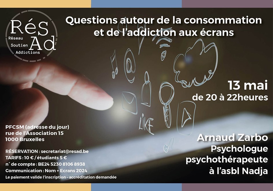 Questions autour de la consommation et de l'addiction aux écrans