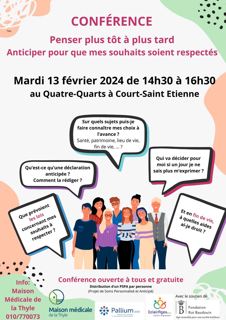 Penser plus tôt à plus tard : Anticiper pour que mes souhaits soient respectés