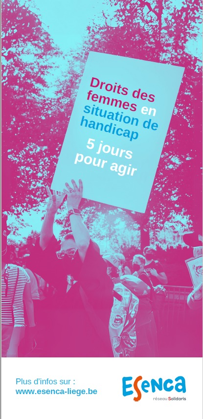 Stage ateliers Adultes de lutte pour les droits des femmes en situation de handicap 5 jours pour agir