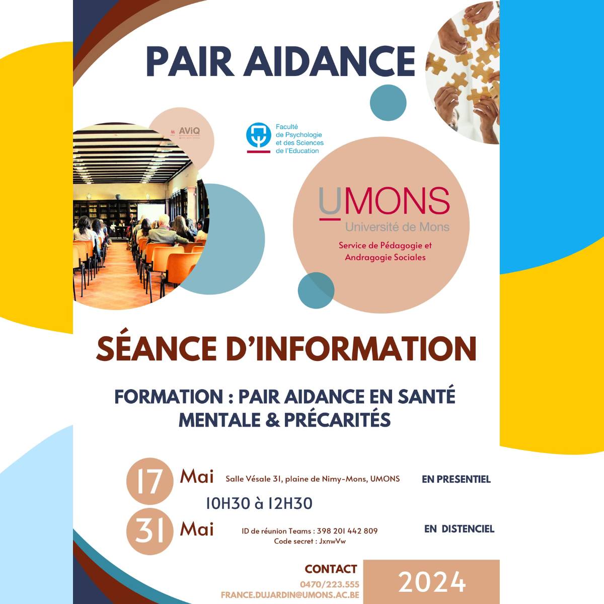 Formation pairaidance en santé mentale et précarités