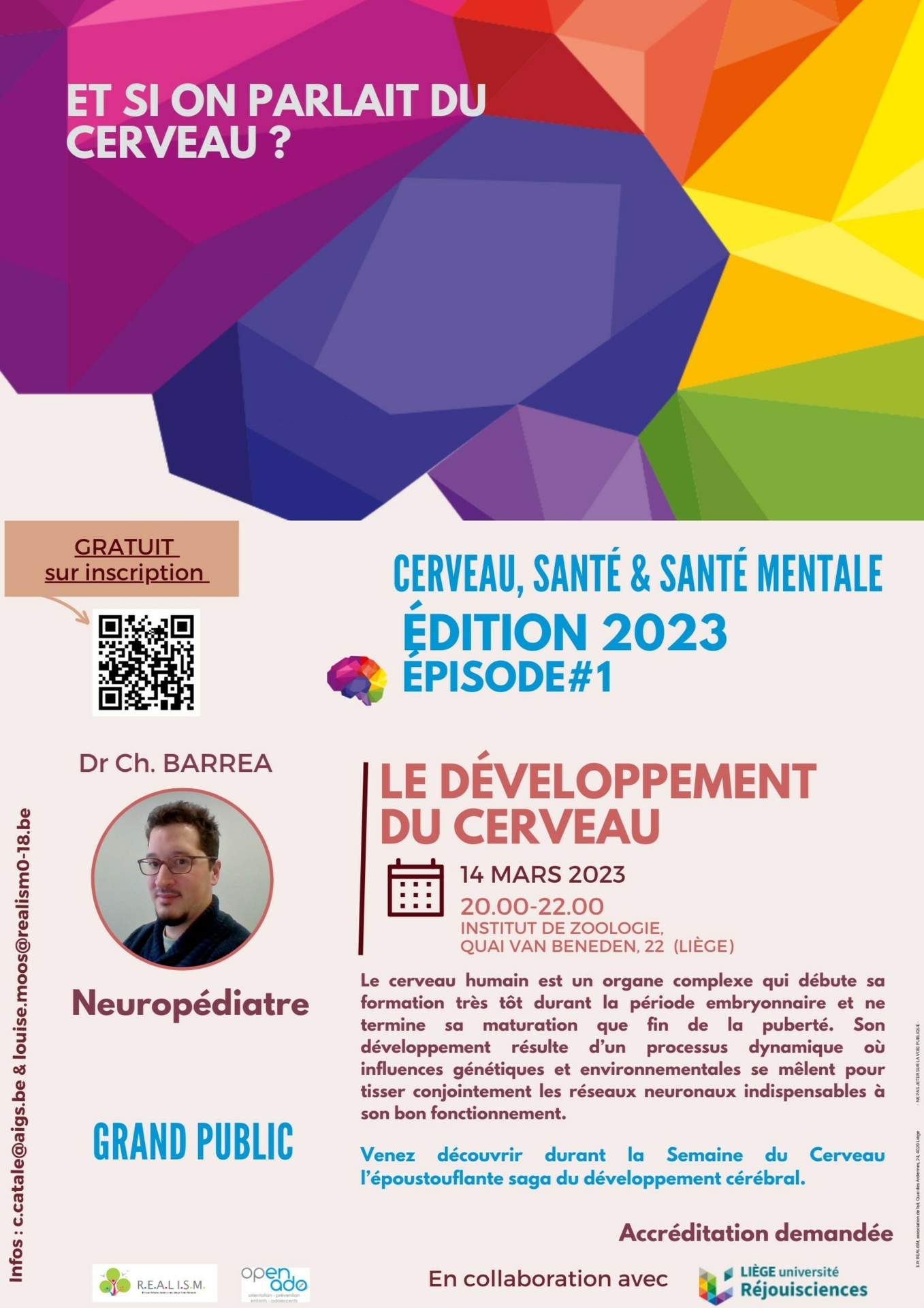 Conférence : Et si on parlait du cerveau?