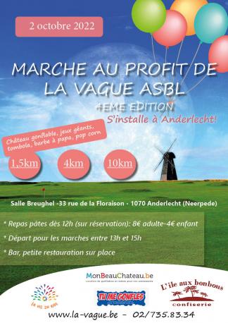 Handicap : 4ème marche au profit de l'ASBL La Vague